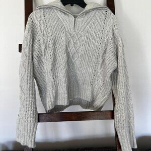 Quarter Zip Knit Sweater